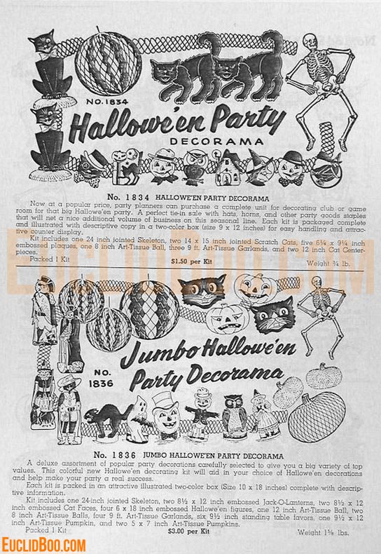 1959 Beistle Halloween Catalog
