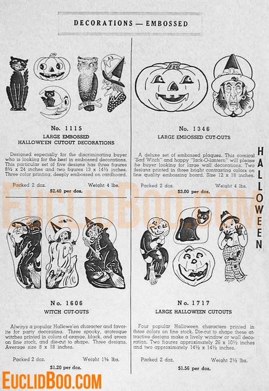 1959 Beistle Halloween Catalog