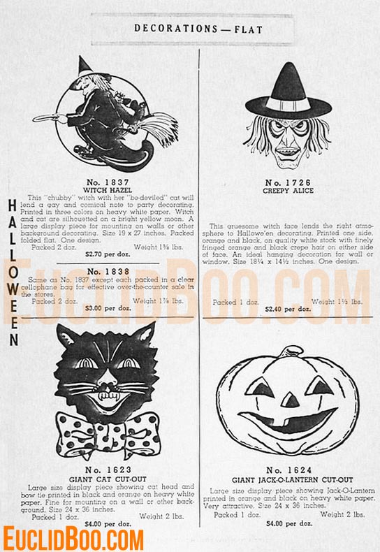 1959 Beistle Halloween Catalog
