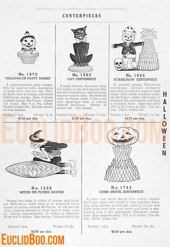 1959 Beistle Halloween Catalog
