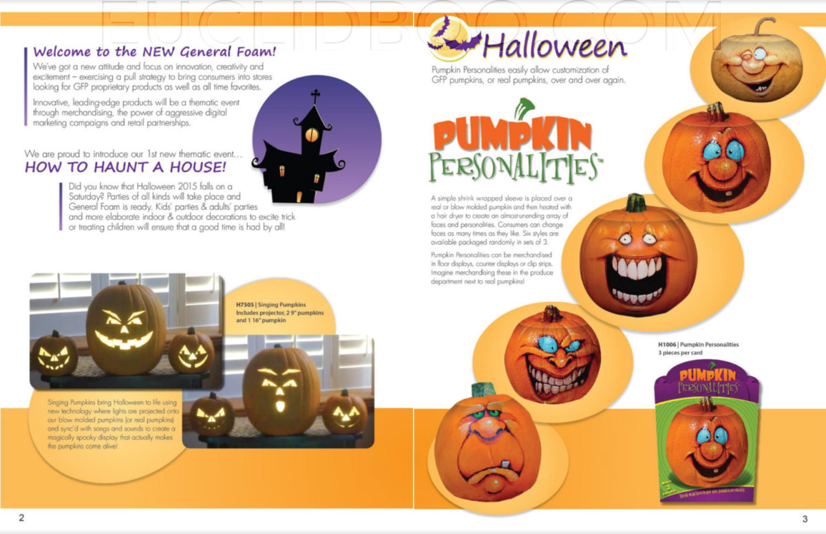 2015 Halloween Blow Molds General Foam Euclid Boo Euclid Haunted House