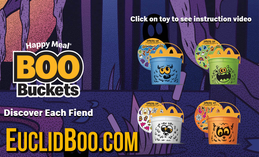 2024 McDonald's Boo Buckets Euclid Boo Euclid Haunted House