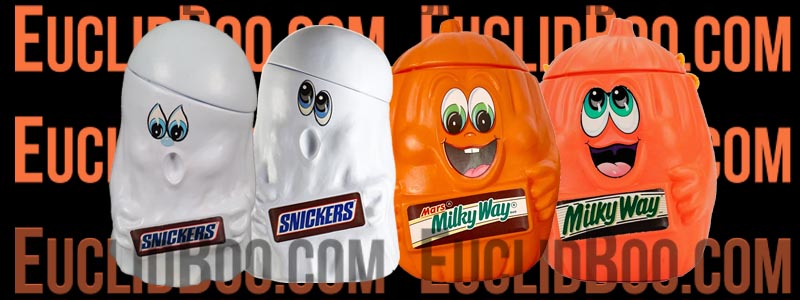 Snickers Ghost, Milky Way Pumpkin Variations - Euclid Boo